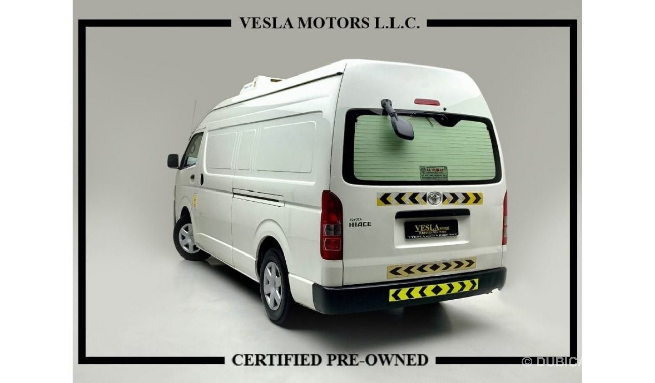 Toyota Hiace CHILLER THERMAL + HIGH ROOF / SIDE PANEL / 3 SEATERS / GCC / 2017 / UNLIMITED KMS WARRANTY / 1137DHS