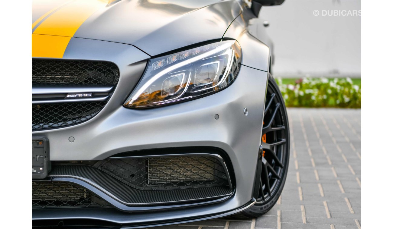 Mercedes-Benz C 63 Coupe AMG Edition 1 - Agency Warranty & Service Contract! - Only AED 5,855 PM! - 0% DP