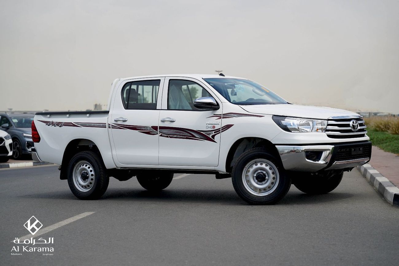 Toyota Hilux GL 2 2.4L AWD D-4D | 6 Seater | 4x4 Manual Transmission |  Power Mirror & Window | Bedliner