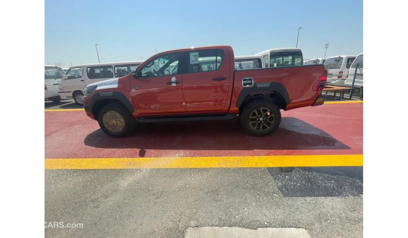 تويوتا هيلوكس TOYOTA HILUX ADVENTURE 4.0L، PETROL، MODEL 2021 RED EXTERIOR with Red الداخلية، فقط للتصدير