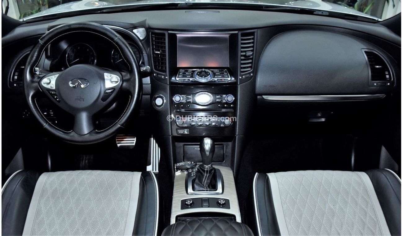 Infiniti QX70 EXCELLENT DEAL for our Infiniti QX70 Limited ( 2018 Model ) in Silver Color GCC Specs