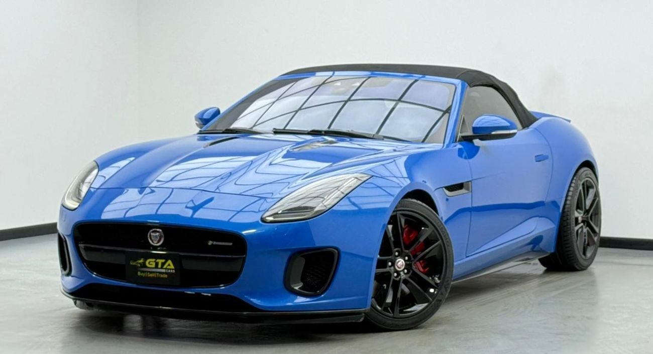 جاكوار F Type R-Dynamic 3.0L (380 HP) Convertible 2018 Jaguar F-Type P380 R-Dynamic, Warranty, Fully Loaded, Excel