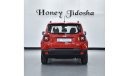 Jeep Renegade EXCELLENT DEAL for our Jeep Renegade Longitude ( 2017 Model ) in Red Color GCC Specs