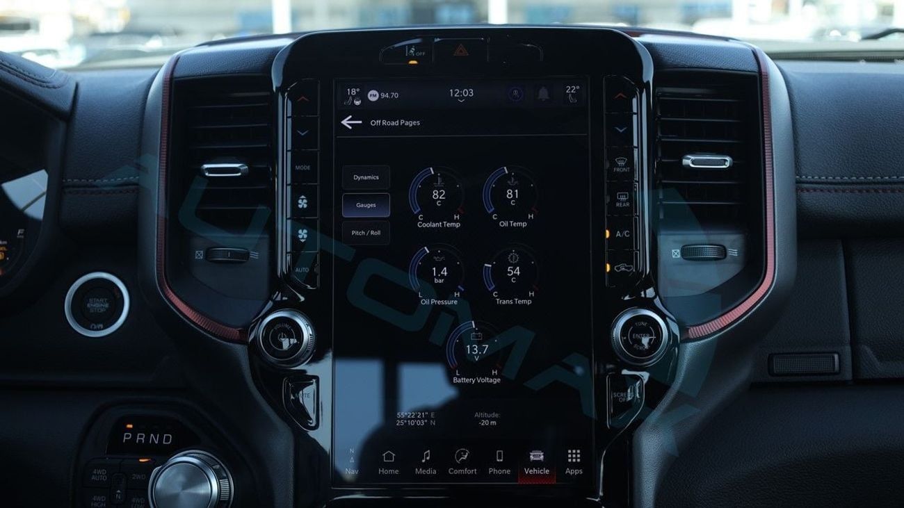 RAM 1500 (For Export , НА ЭКСПОРТ) Rebel 3.0TT Hurricane 2026 GCC Без пробега