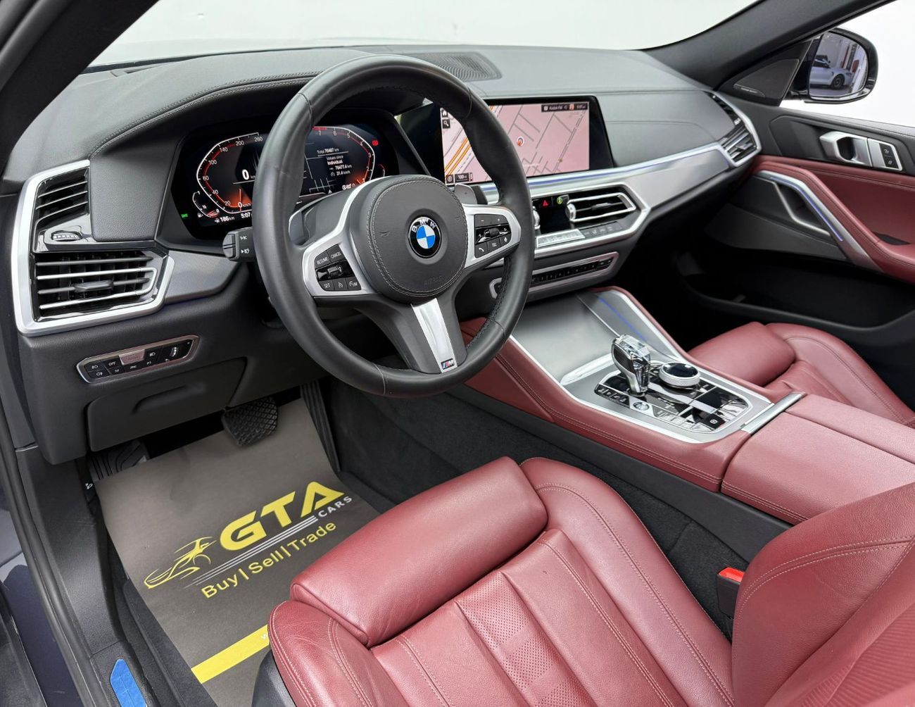 بي أم دبليو X6 40i xLine 3.0L 2021 BMW X6 xDrive40i xLine, 2025 BMW Warranty + Service Pack, Full BMW Service Histo