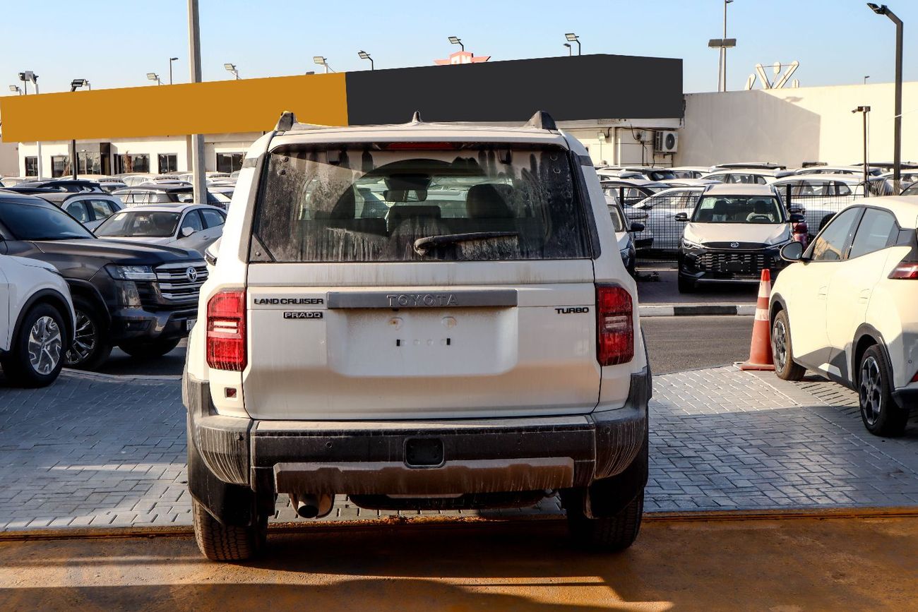 Toyota Prado First Edition Toyota Land Cruiser Prado (TJA250) – 2.4L SUV 4WD – 5 Door – 2025 Model – White Color 