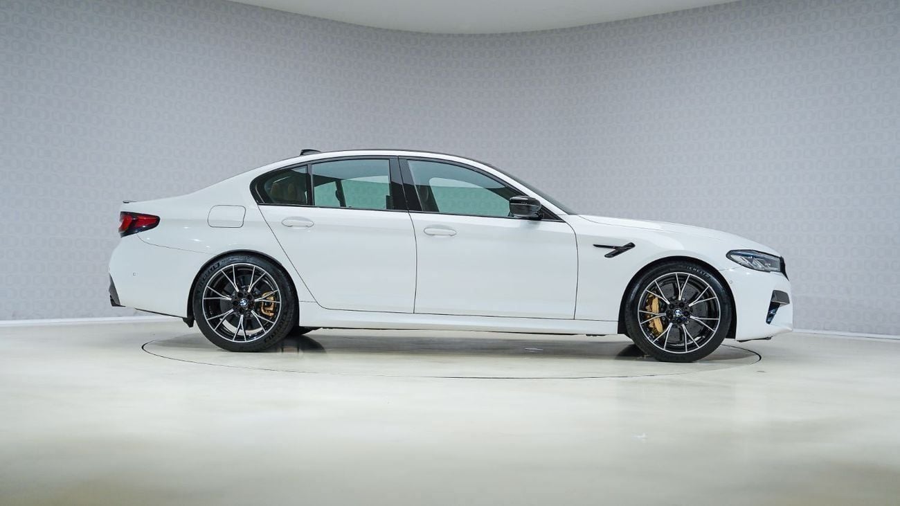 BMW M5 Competition 4.4L (625 HP) | AED 6,004 PM | Warranty Nov 2026 | GCC