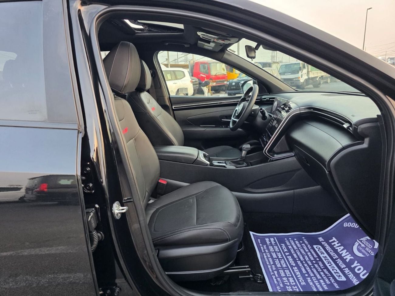 Hyundai Santa Cruz SEL (NON GCC) 2024 Model full option 2.5L engine Sunroof , Push button and leather seats