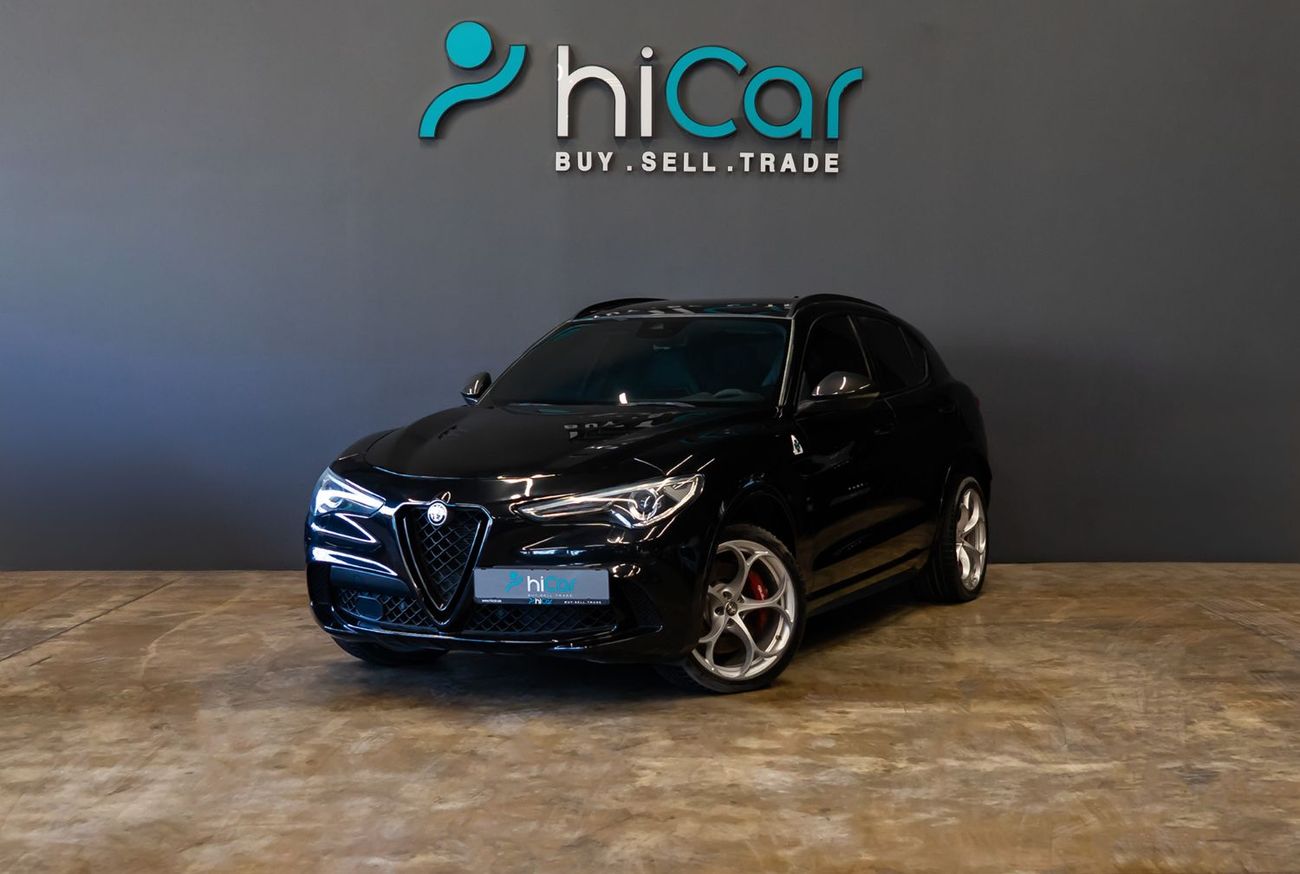 Alfa Romeo Stelvio Quadrifoglio 2.9L (503 HP) AED 3,065 pm  • 0% Downpayment • Alfa Romeo Stelvio Quadrifoglio • 1 Year