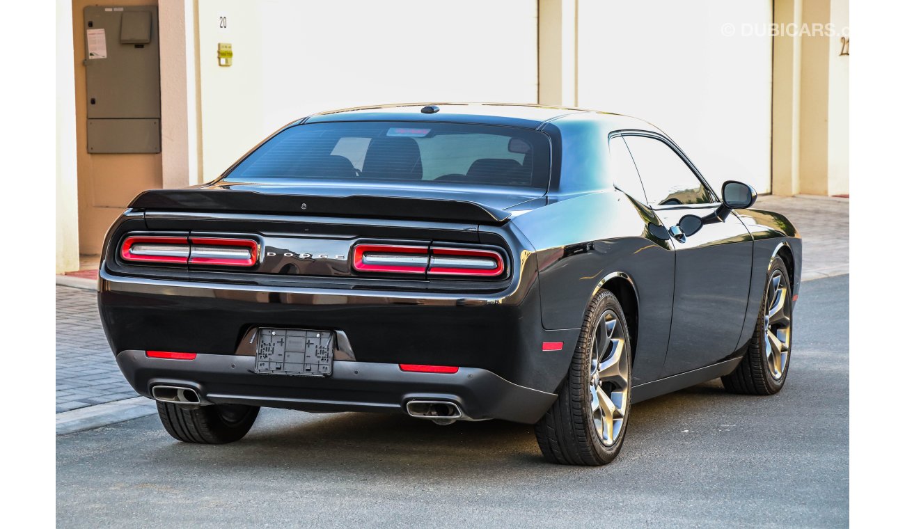 Dodge Challenger 2016 GCC under Warranty with Zero Down-Payment.