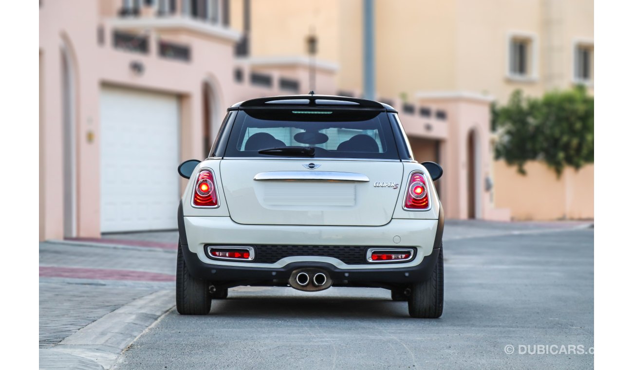 Mini Cooper S AED 896 P.M with 0% Downpayent