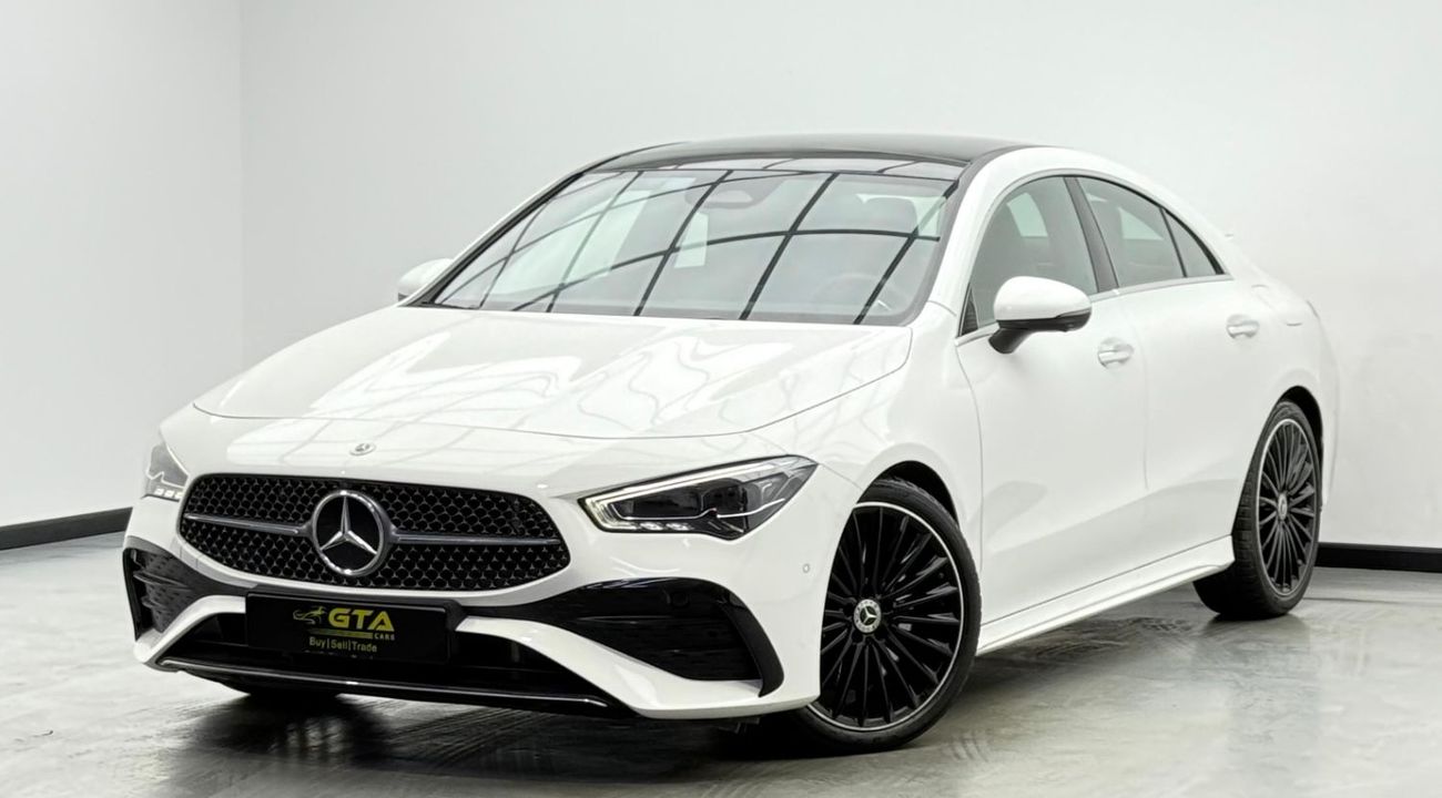 مرسيدس بنز CLA 250 4MATIC 2024 Mercedes-Benz CLA250 AMG, 2029 Mercedes Warranty + Service Pack, Very Low Km, GCC
