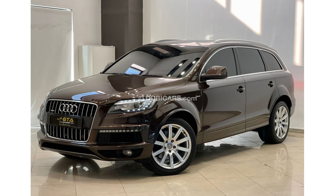 Audi Q7 2015 Audi Q7 40TFSI Quattro Supercharged, Service History, Warranty, GCC