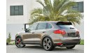 Porsche Cayenne S 2Y Warranty - Porsche Cayenne S 4.8L V8 - GCC - AED 2,125 PER MONTH - 0% DOWNPAYMENT