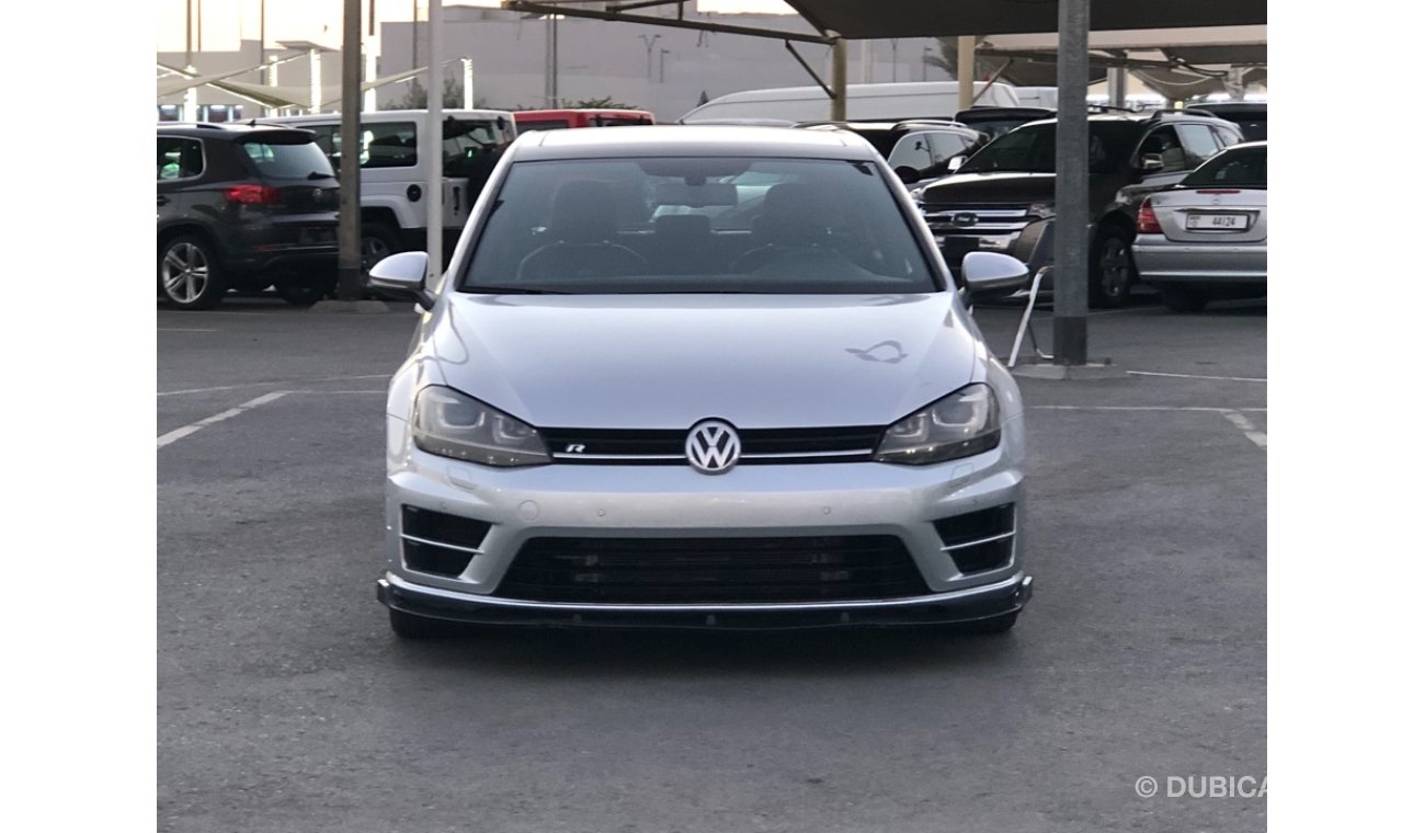 Volkswagen Golf GOLF R MODEL 2015GCC CAR PERFECT CONDITION FULL OPTION PANORAMIC ROOF LEATHER SEATS BACK CAMERA BACK