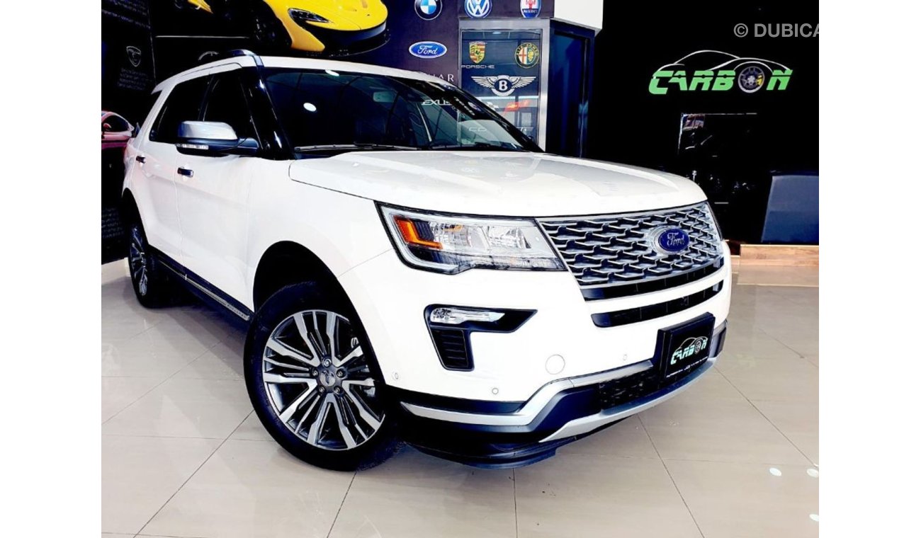 Ford Explorer -Ecoboost - 0 KMS - 2018 - GCC -3 YEARS WARRANTY