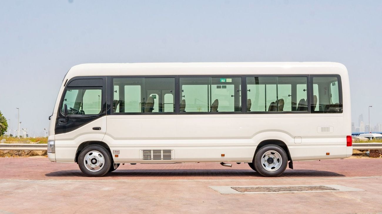 تويوتا كوستر 2026 Toyota Coaster 4.0L Diesel MT 22 seaters Electric doors with Fridge