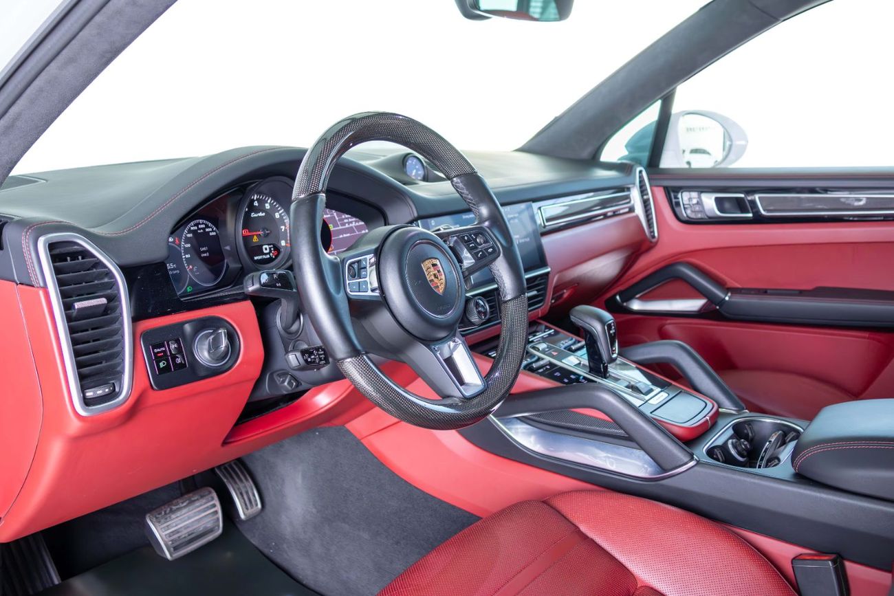 Porsche Cayenne Turbo 4.0L (550 HP) Special Order-Al Nabooda Warranty Until 10/2026-22 Inch Forged Rims