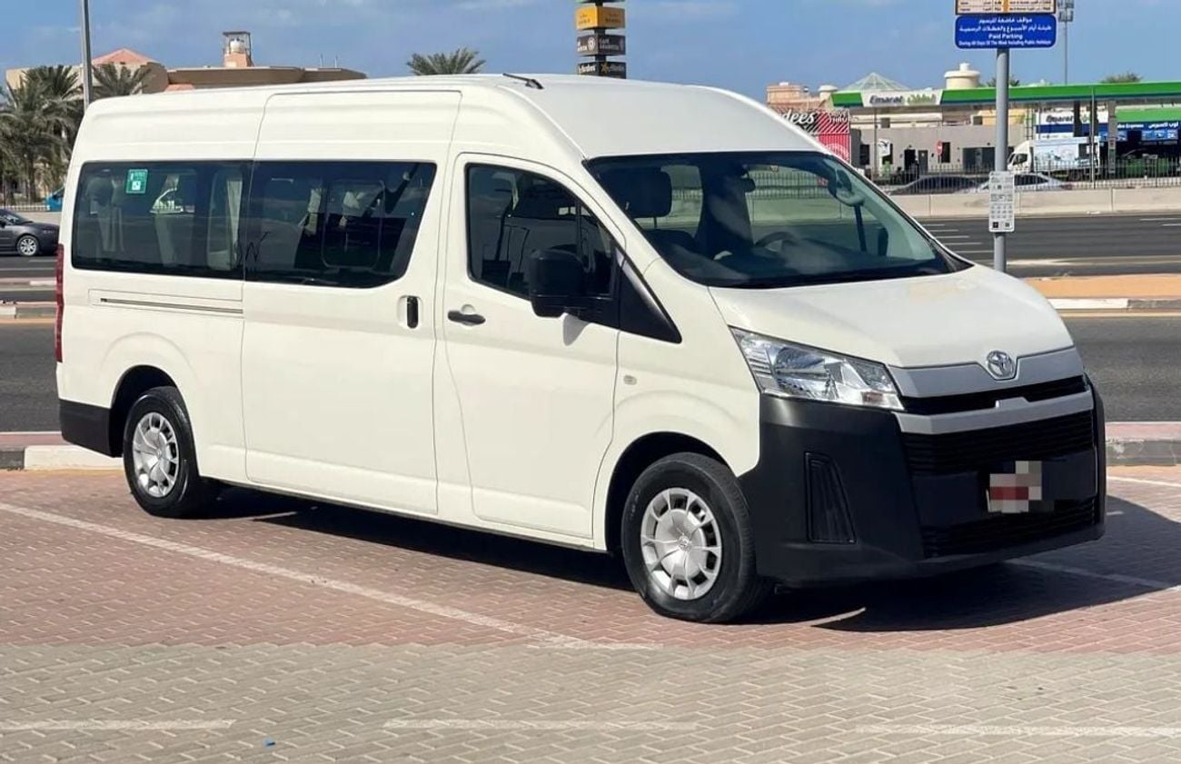 تويوتا هاياس GL Toyota Hiace 2021Model 3.5L V6 petrol Engine Colour White Transmission Manual Interior grey  Key
