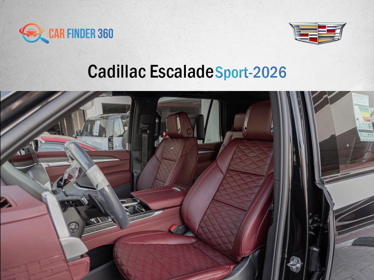 كاديلاك إسكالاد Cadillac Escalade Sport - 2026 - GCC (export only)