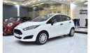 Ford Fiesta EXCELLENT DEAL for our Ford Fiesta ( 2016 Model ) in White Color GCC Specs