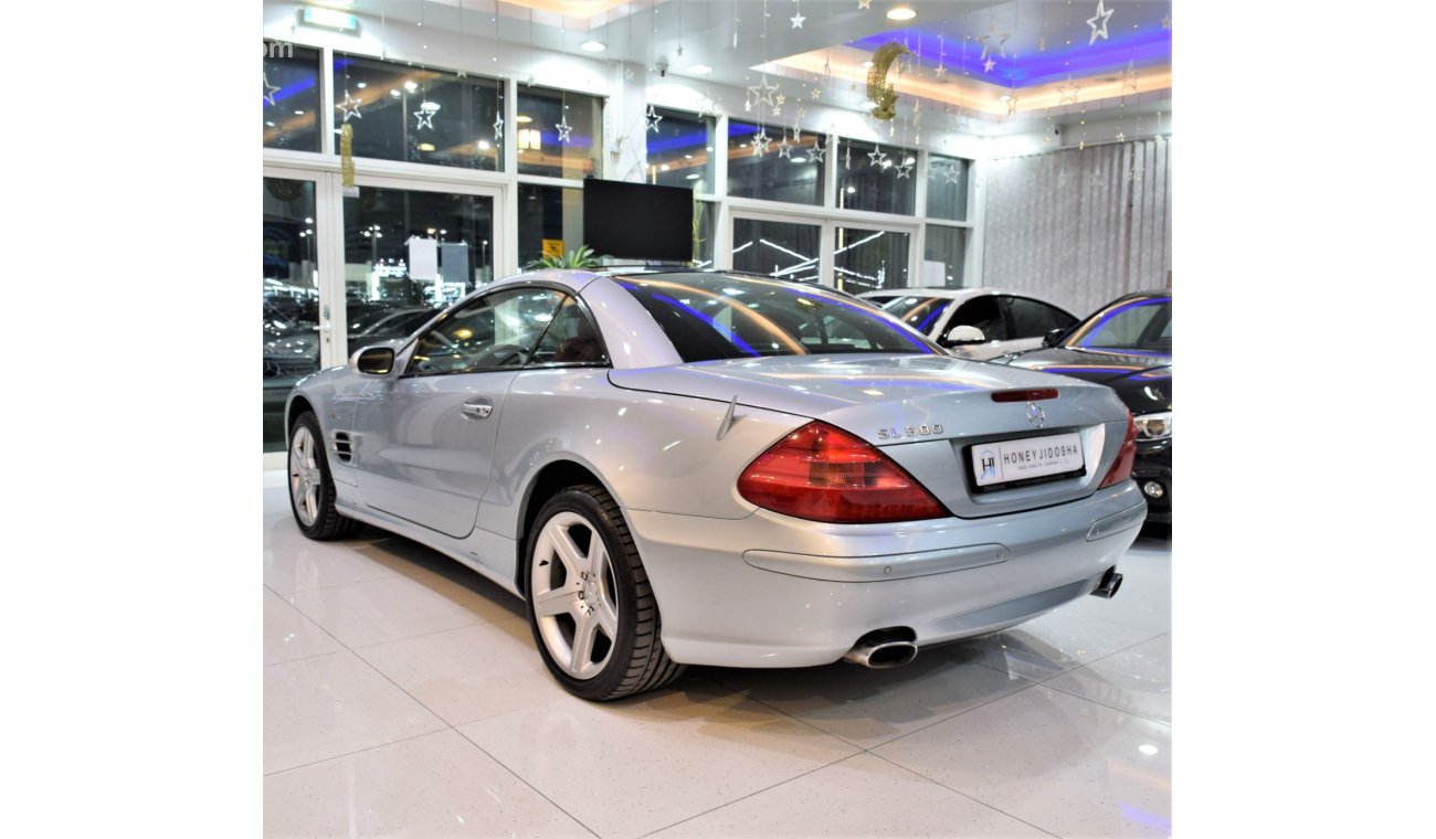 مرسيدس بنز SL 500 Mercedes Benz SL500 KOMPRESSOR 2004 Model!! in Silver Color! GCC Specs