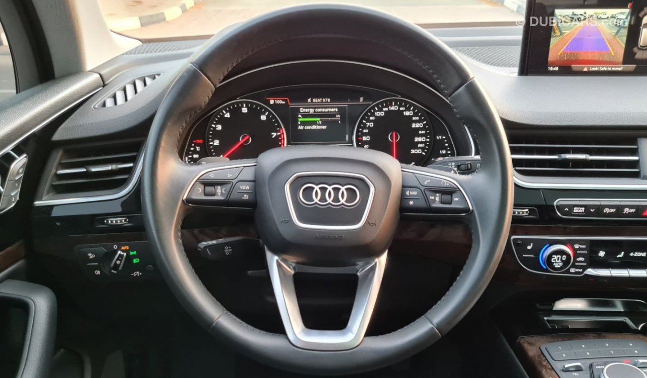 أودي Q7 Black Edition TFSI Quattro 2018 2.0L Turbo European Specs Perfect Condition