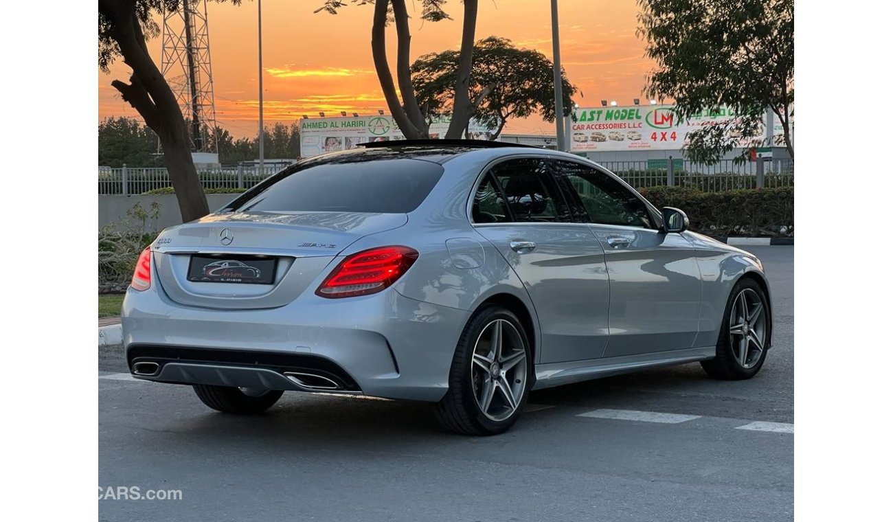 مرسيدس بنز C 300 C300 AMG 2015 FULL OPTION PANORAMIC ROOF WITH DEALER WARRANTY