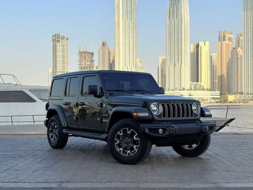 Jeep Wrangler Unlimited Sahara 2.0L A/T 2800AED P/M with a 0% Down payment 2024 Jeep Wrangler Sahara Convertible C