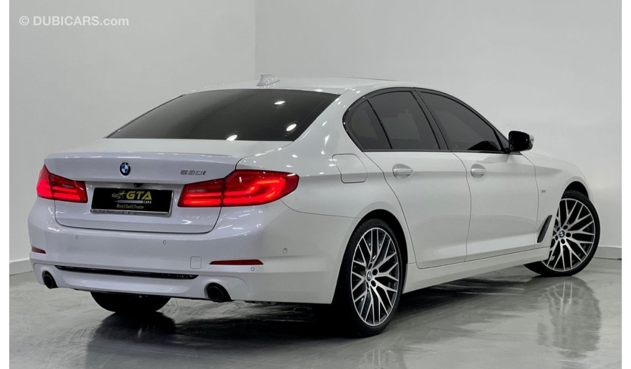 بي أم دبليو 530 M سبورت 2018 BMW 530i Sport Line, BMW Warranty 12/22, BMW Service Pack 2025, Full Options, GCC