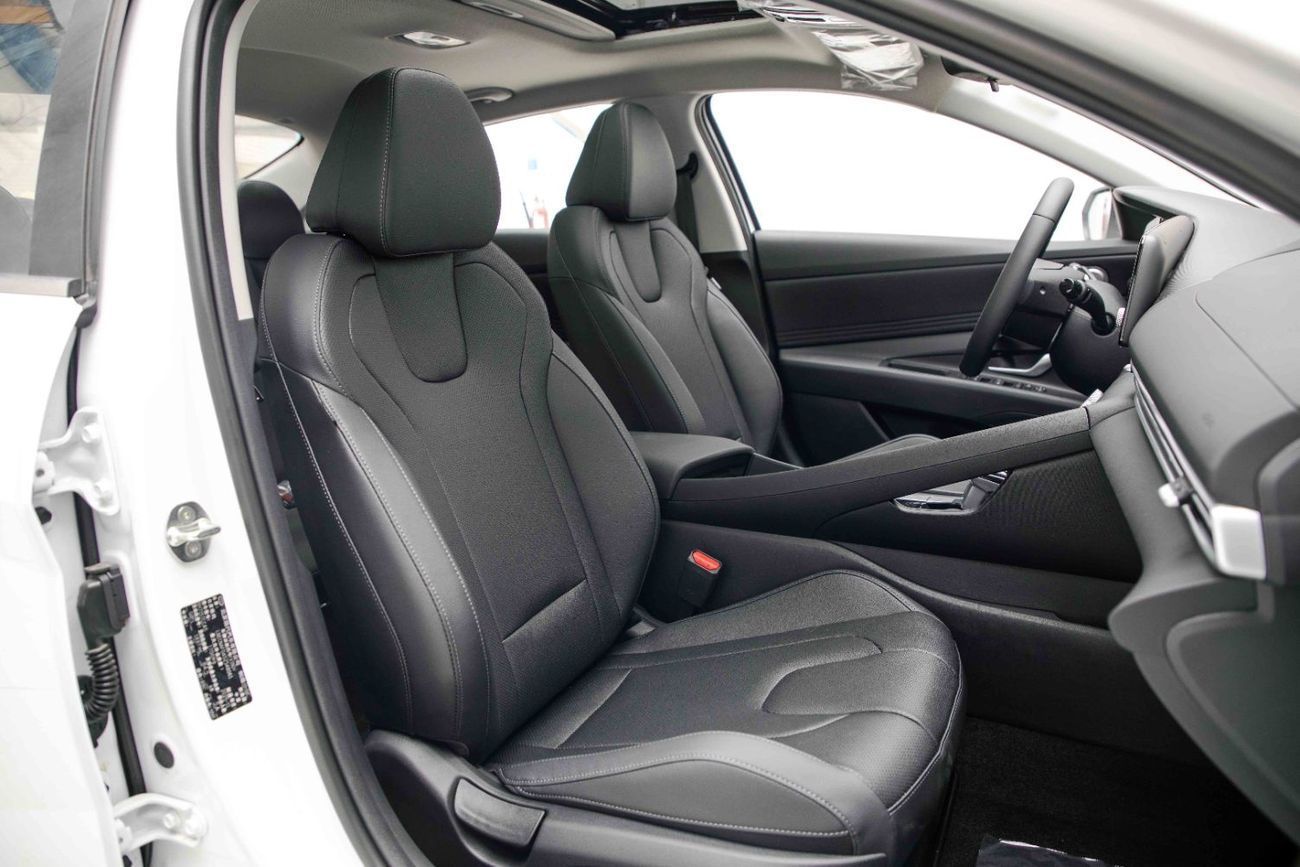 Hyundai Elantra GLX Elite 1.5L - White Inside Black | Export Only