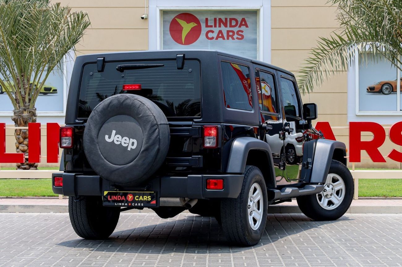 جيب رانجلر Jeep Wrangler Unlimited Sport  2018 GCC under Warranty with Flexible Down-Payment/ Flood Free.