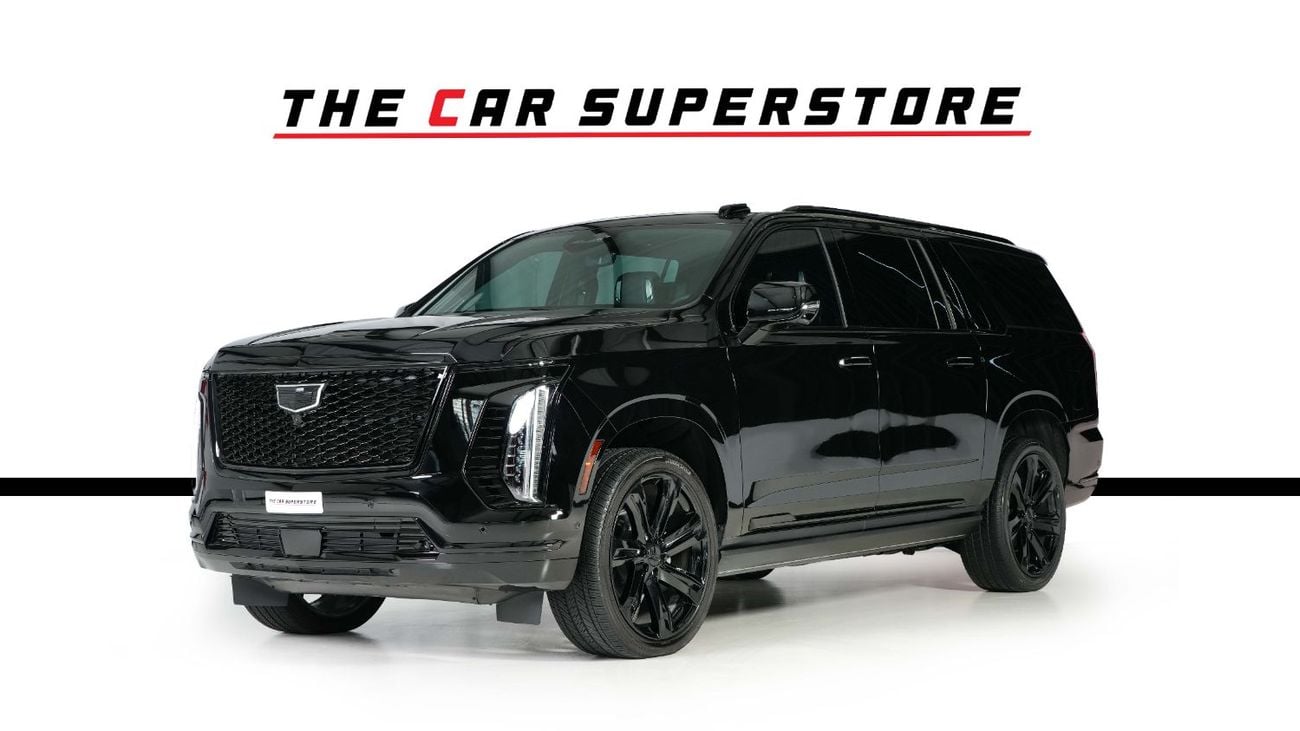 Cadillac Escalade  ESV- GCC- new shape-low mileage- Agency warranty and service