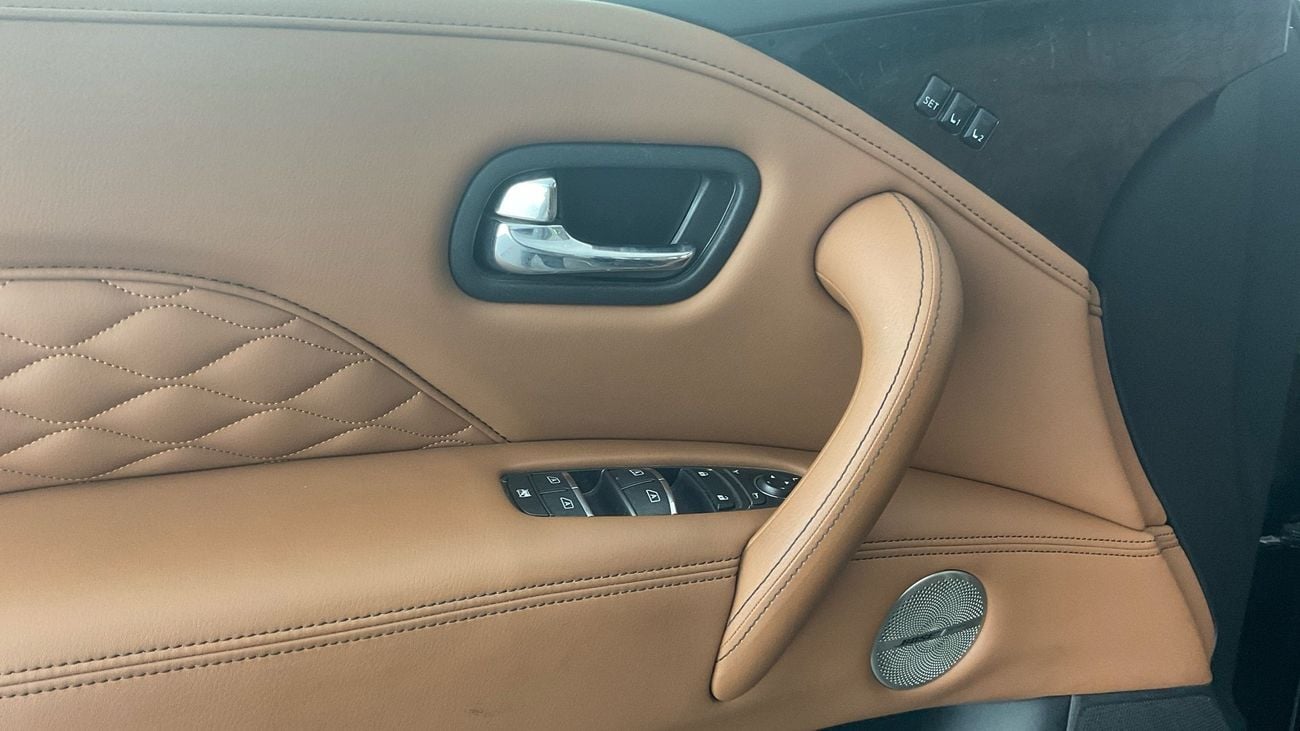 إنفينيتي QX80 LUXE SENSORY PROACTIVE 5.6 SENSORY PRO ACTIVE AUTO 4WD 8 SEATS | شامل الضمان | 0 ﺪﻔﻋﺓ ﺃﻮﻟﻯ