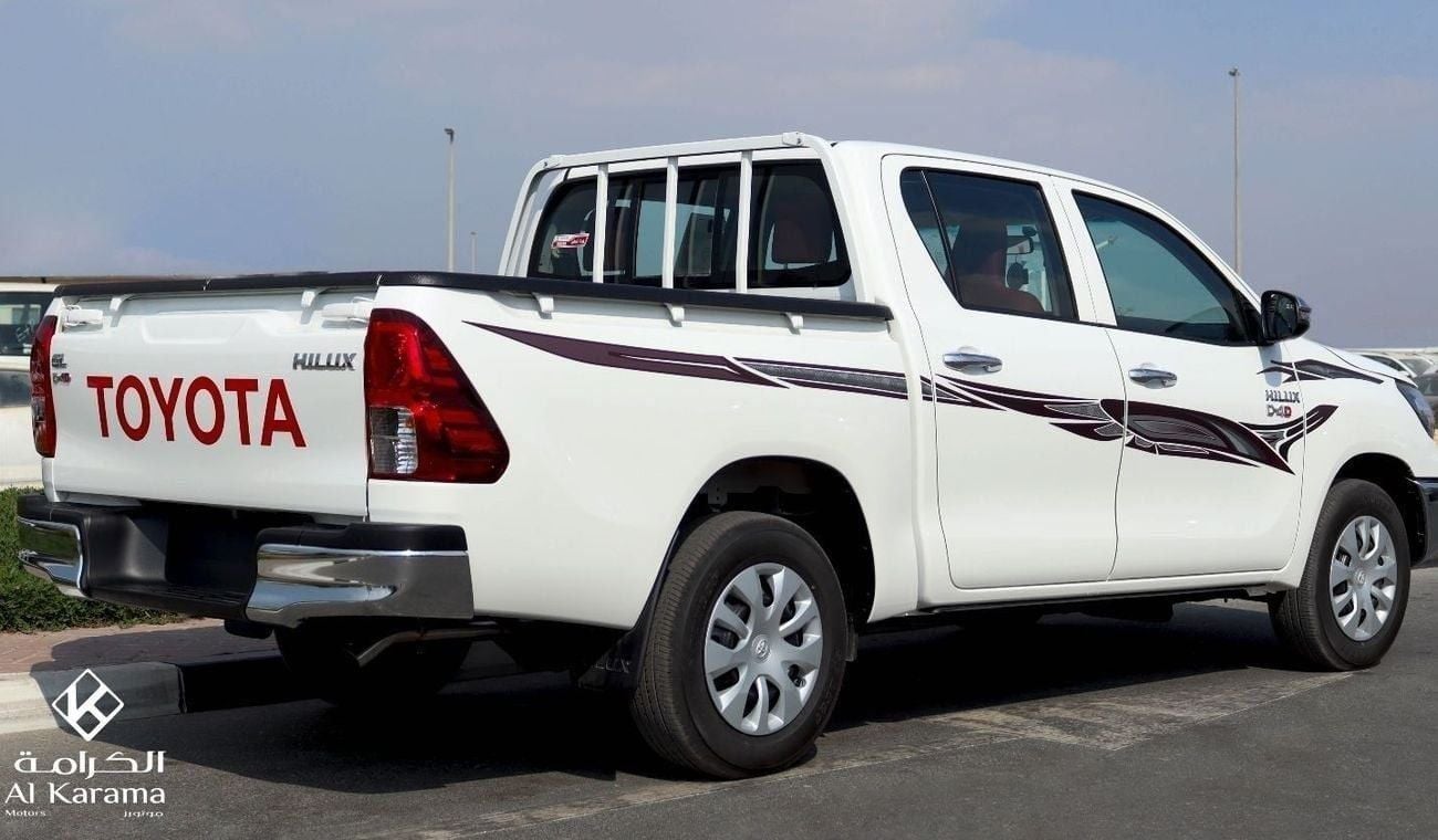 Toyota Hilux GL 2.4L Double Cab Utility D-4D | Manual Transmission | Bed Liner | 6 Seater | GCC Specs | Zero KM