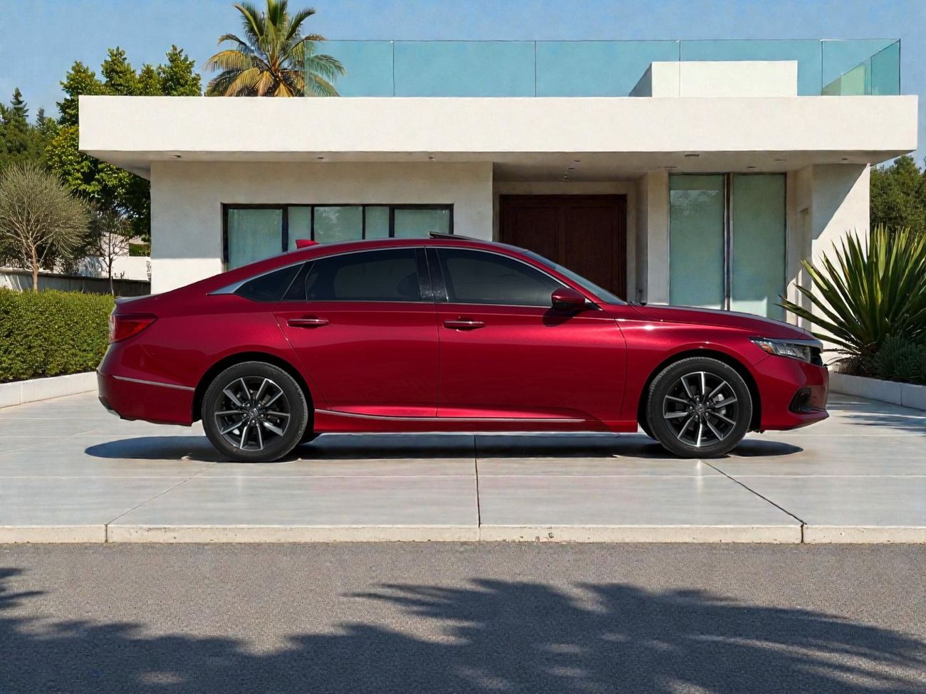 هوندا أكورد EXL 1.5L TURBO A/T | 2022 | GCC SPECS | AED 1,200 per month