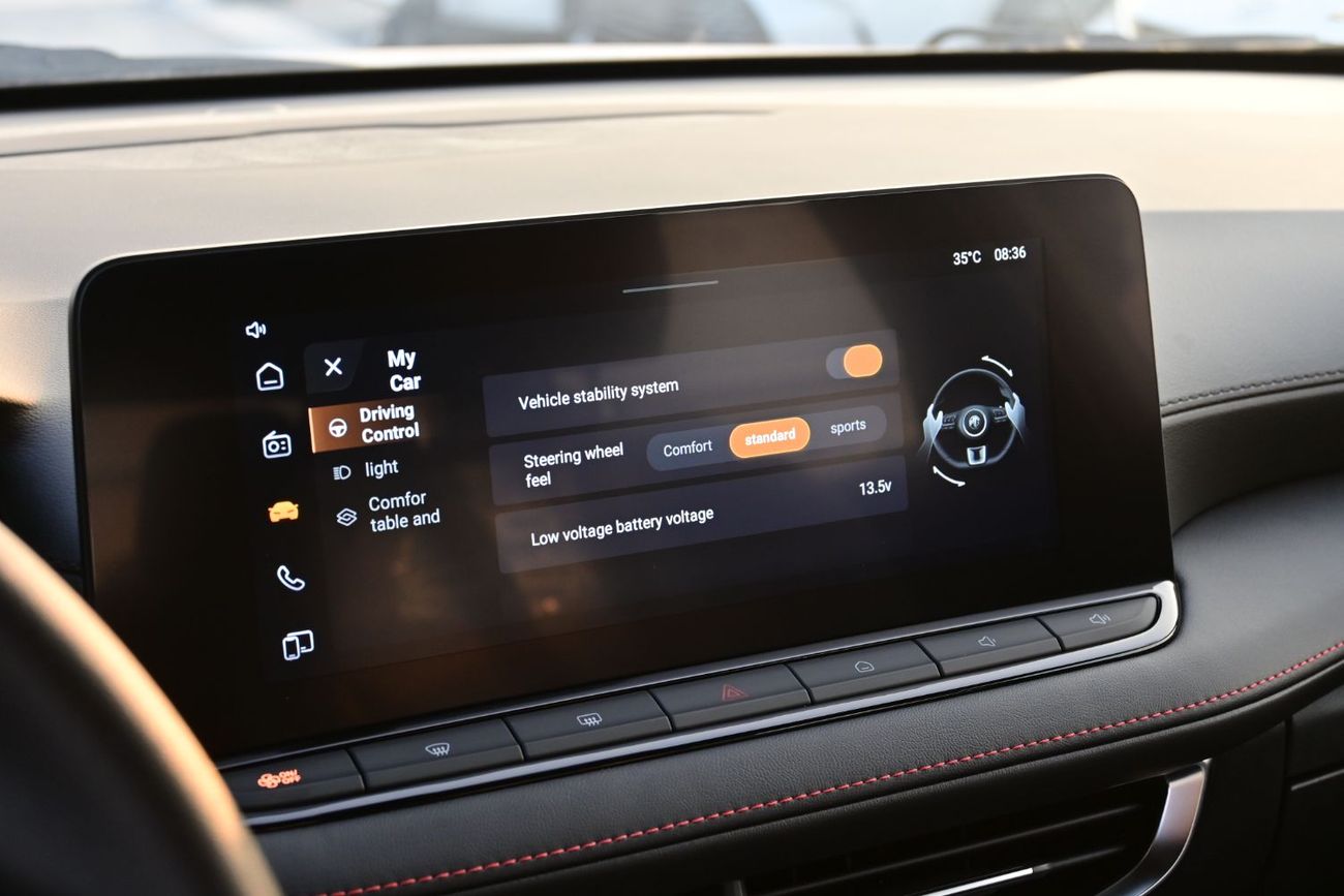 MG 5 MG MG5 STD 1.5L CVT Petrol, Model 2025, Color White