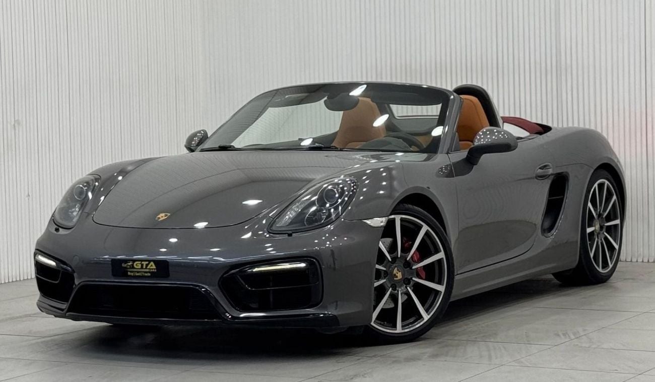 Porsche 718 Boxster GTS 4.0L A/T 2015 Porsche Boxster GTS, Service History, Excellent Condition, GCC