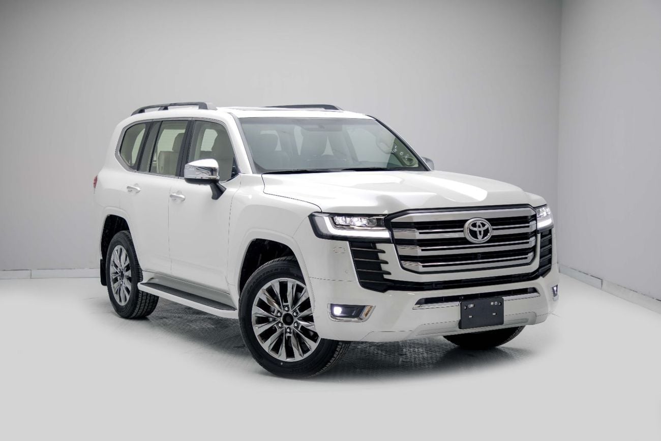 Toyota Land Cruiser VX LC300 4.0L - White Inside Beige | Export Only