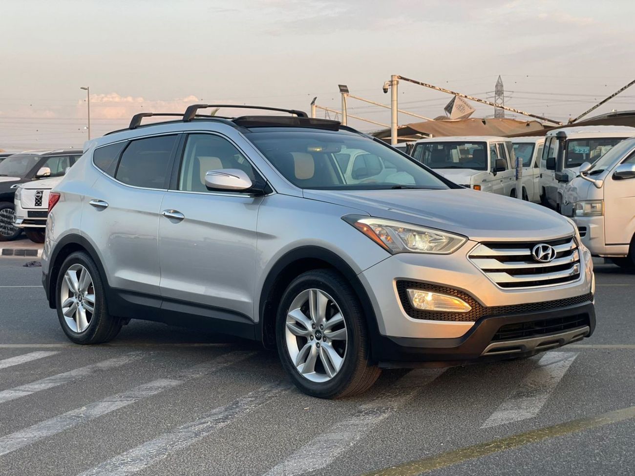 هيونداي سانتا في 2016 Hyundai Santa Fe Ultimate Sports 2.0L Turbo Full Option Panoramic View - Sensor and Radar - 98,