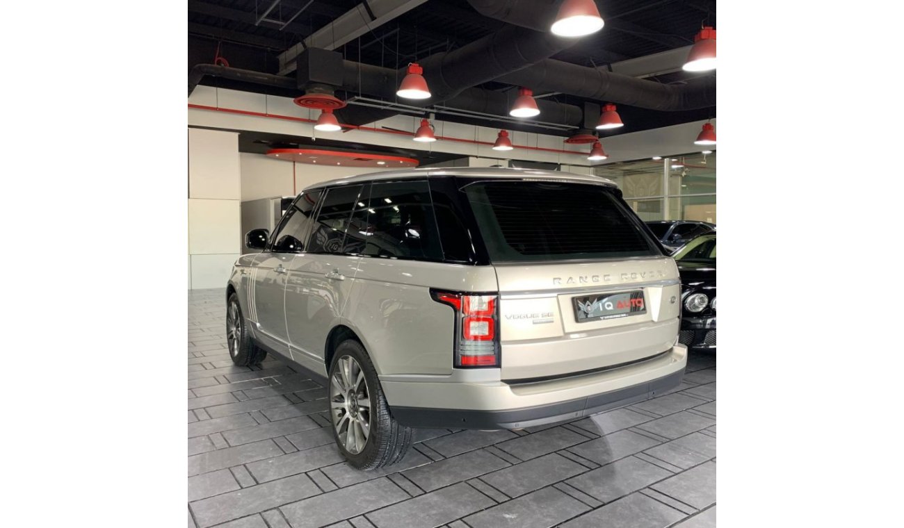 Land Rover Range Rover Vogue SE Supercharged AED 5299/MONTHLY | 2015 LAND ROVER RANGE ROVER  VOGUE SE SUPER CHARGED | GCC