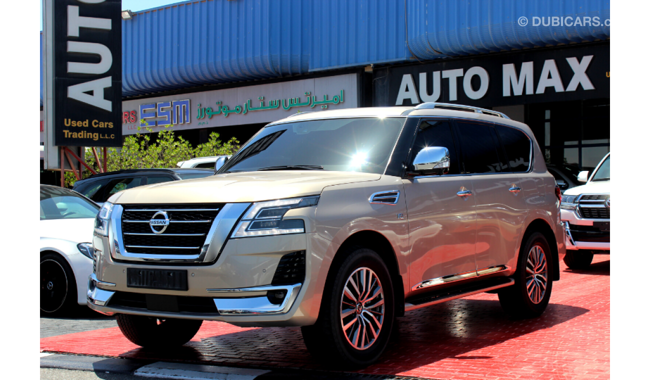 نيسان باترول (2021) NISSAN PATROL V8 LE PLATINUM GCC, UNDER WARRANTY FROM LOCAL DEALER