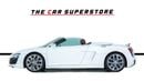 Audi R8 Spyder FSI 4.2L (430 HP) GCC-V8 Naturally Aspirated-Red Interior-Bang Olufsen Sound System