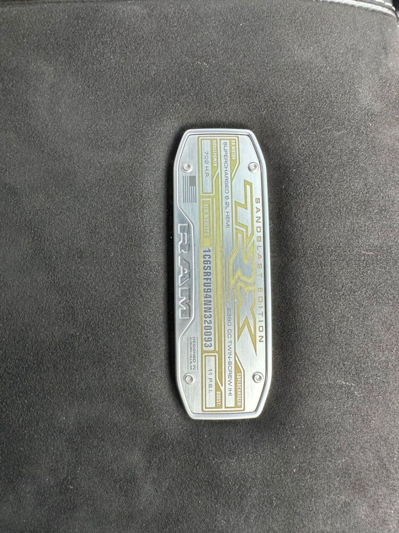 RAM 1500 TRX DODGE RAM TRX 6.2 SUPER CHARGE 2022 GCC FULL OPTION ORIGINAL PAINT PERFECT CONDITION UNDER WARRANTY