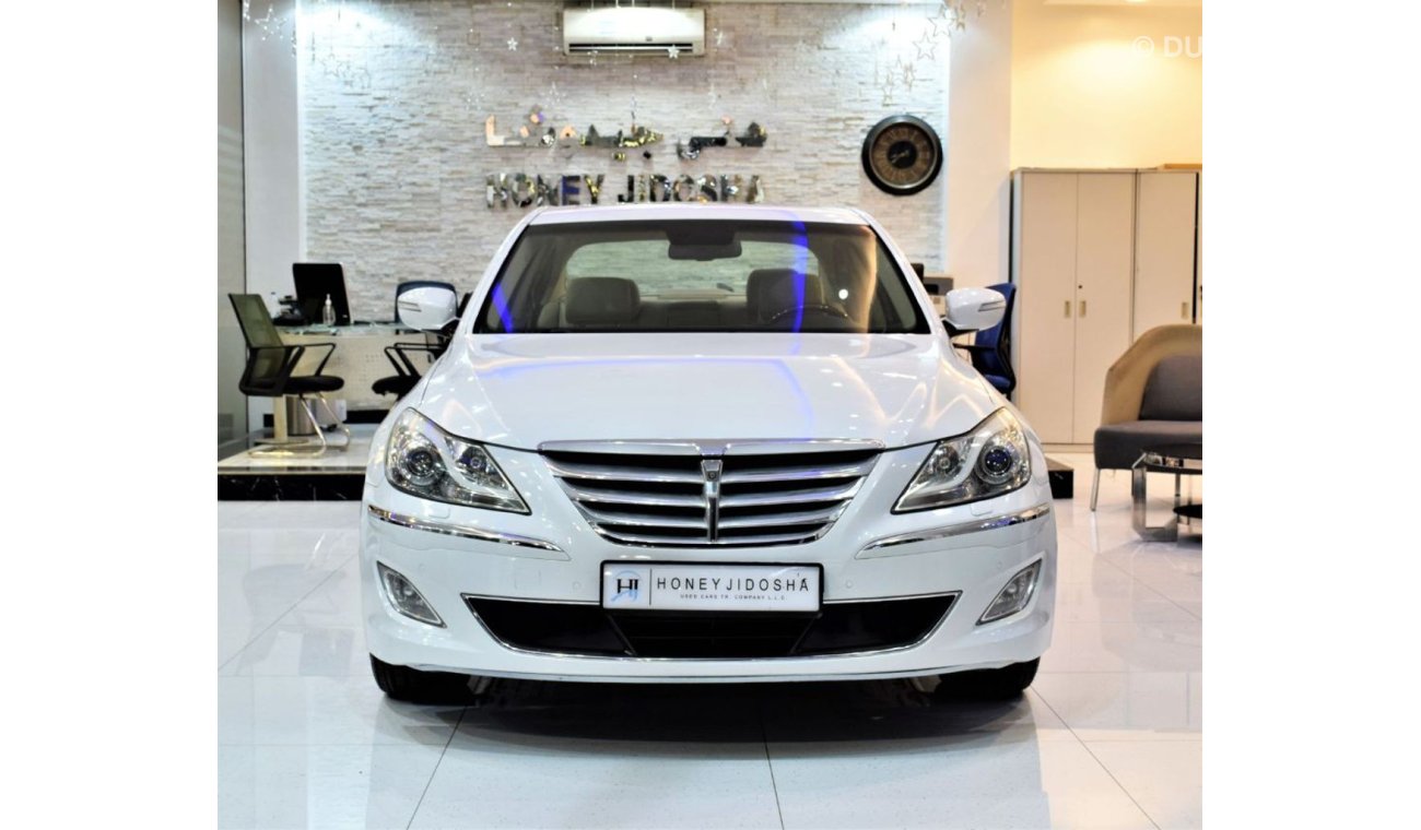 هيونداي جينيسس AMAZING Hyundai Genesis 3.8 2014 Model!! in White Color! GCC Specs