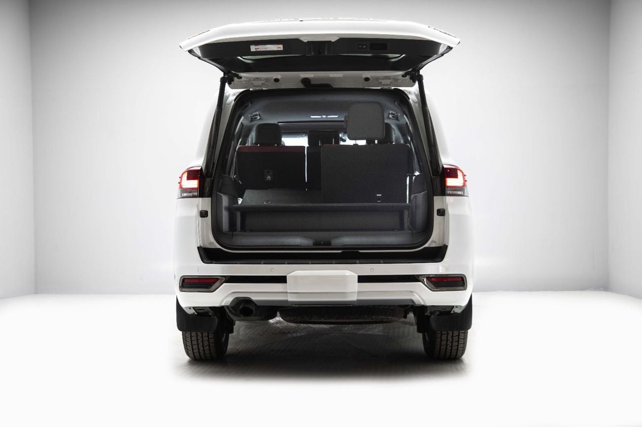 Toyota Land Cruiser VXR 3.5L - Platinum White Pearl Inside Red | Export Only