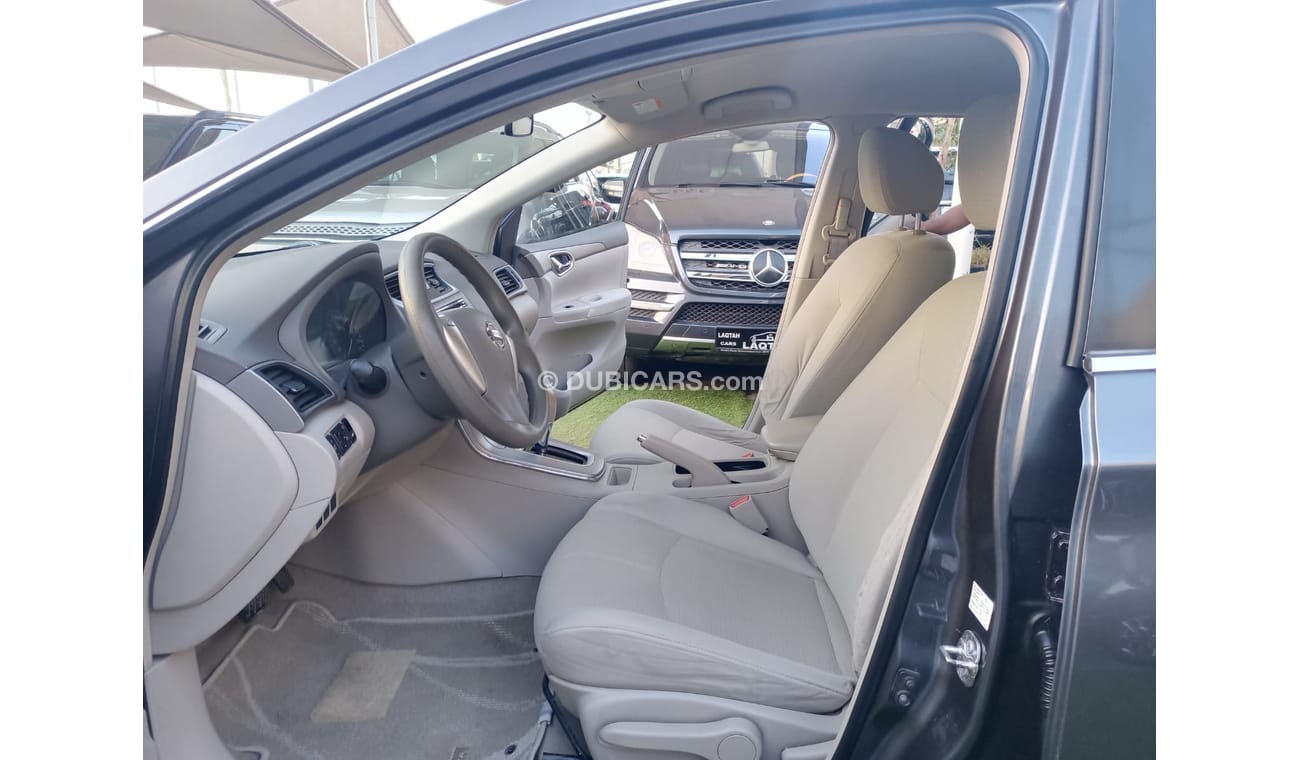 نيسان سنترا 1600 سى سى خليجى موديل 2016 لون رمادى بحالة ممتازة تكييف باور سنتر لوك تحكم مرايا لاتحتاج لأى مصاريف