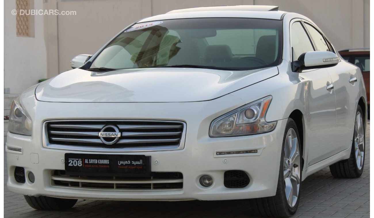 Nissan Maxima SR Nissan Maxima 2014 GCC in excellent condition, full option, without accidents