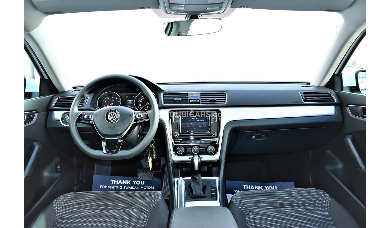 Volkswagen Passat AED 1100 PM PASSAT BASIC 2.5L GCC DEALER WARRANTY