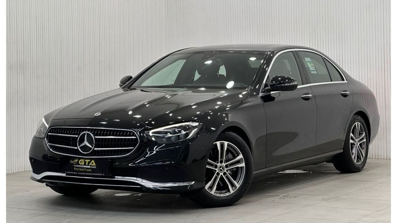 Mercedes-Benz E200 2023 Mercedes E 200, June 2025 EMC Warranty, Full Agency Service History, GCC